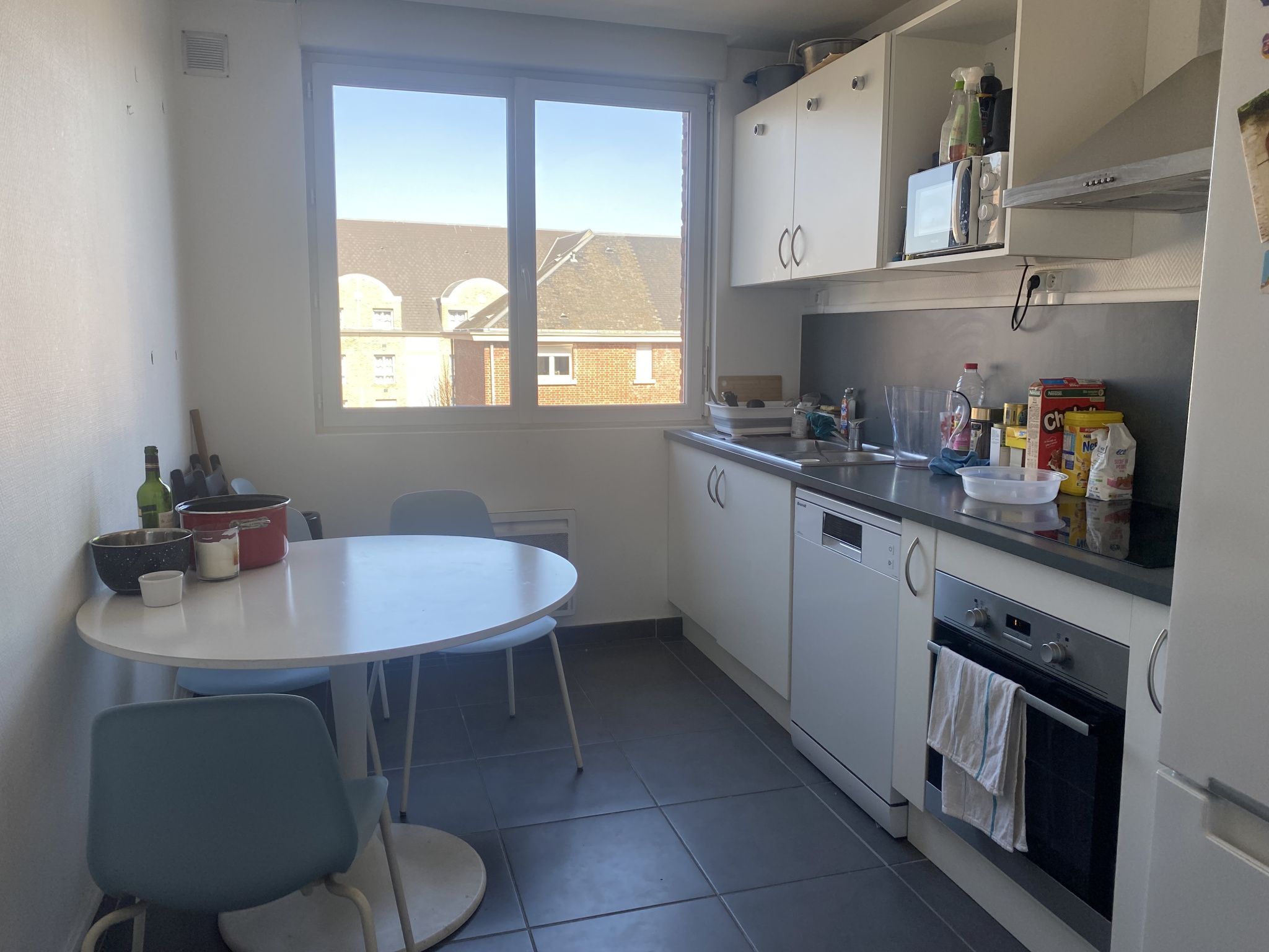 Immo80 – L'immobilier à Amiens et dans la Somme-Appartement F4 en collocation / 4 chambres / Exposition Sud