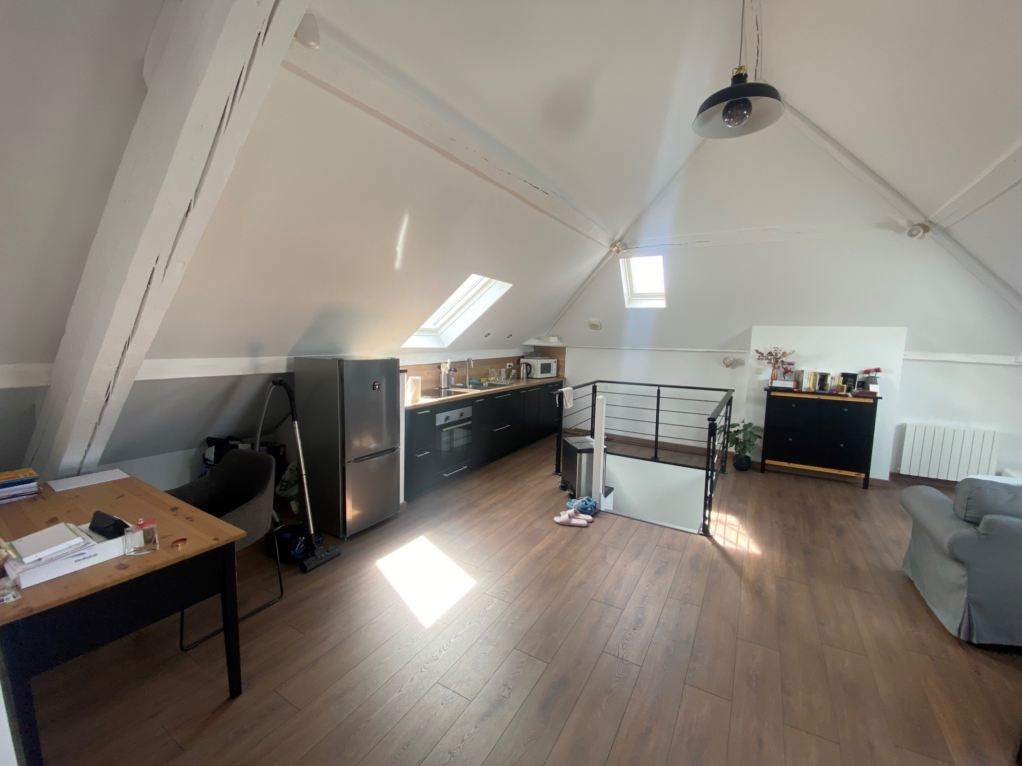 Immo80 – L'immobilier à Amiens et dans la Somme-Appartement F2 en loft bas Henriville, 73 m2 utile,