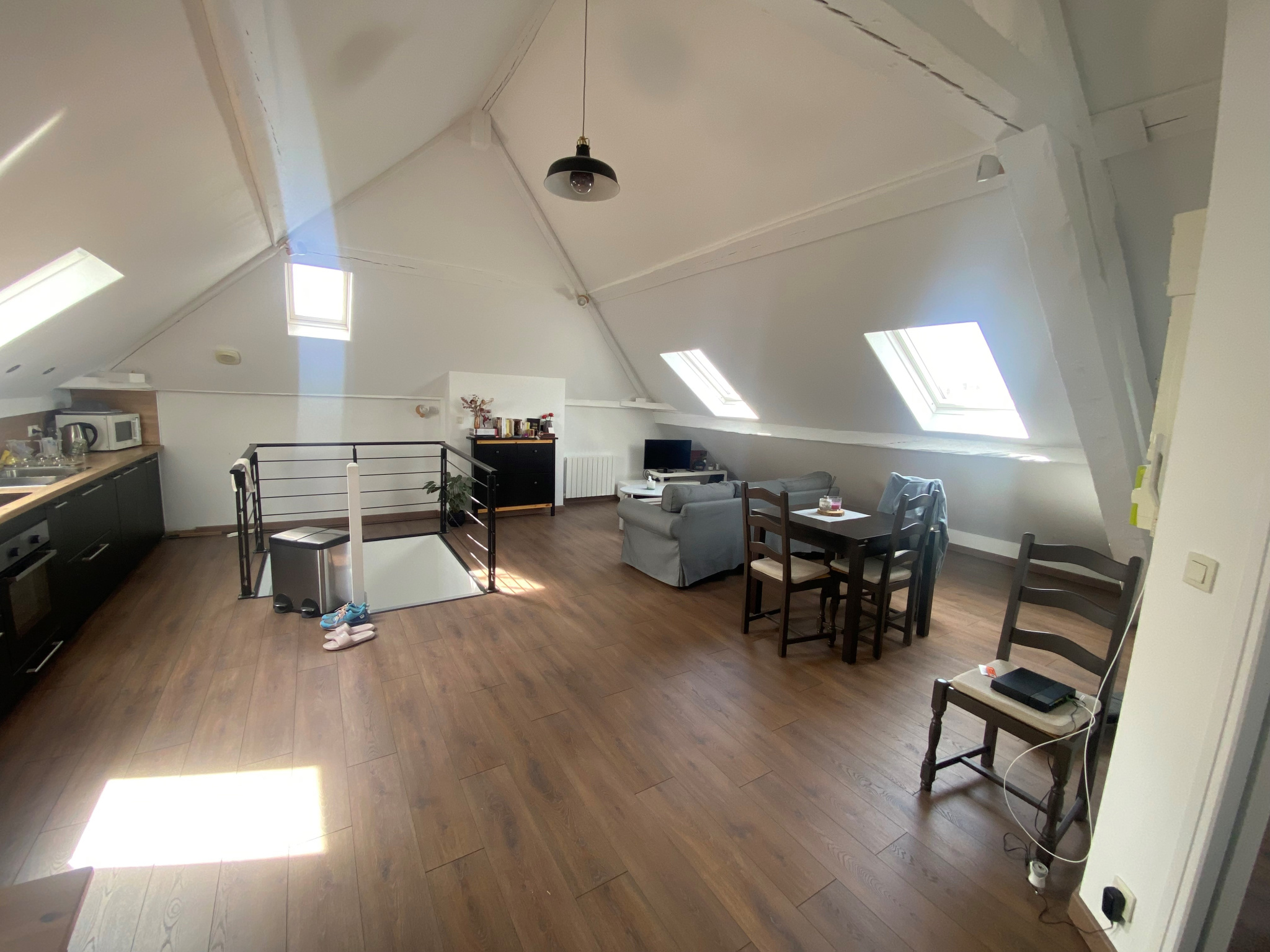 Immo80 – L'immobilier à Amiens et dans la Somme-Appartement F2 en loft bas Henriville, 73 m2 utile,